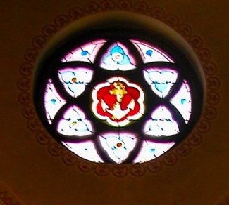 Rose Window, Old St. Peter's Landmark